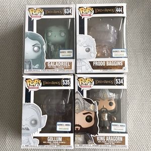 Barnes & Noble exclusive Funko Pop Lord of the Rings Vinyl Figure bundle 634